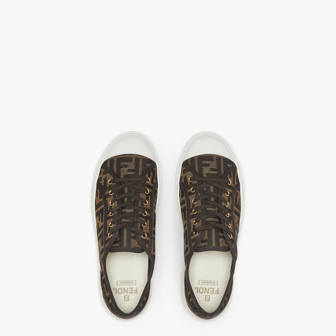 Giày Fendi Domino 'Brown' 7E1553AJZXF0R7V - Ảnh 4