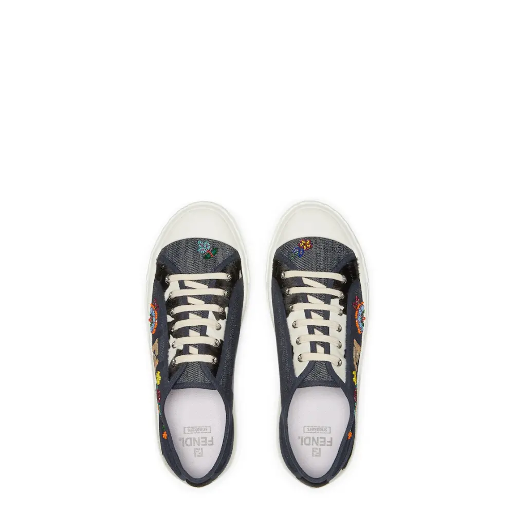 Giày Fendi Domino 'Cotton Blue' 7E1553AM5IF1JI1 - Ảnh 4