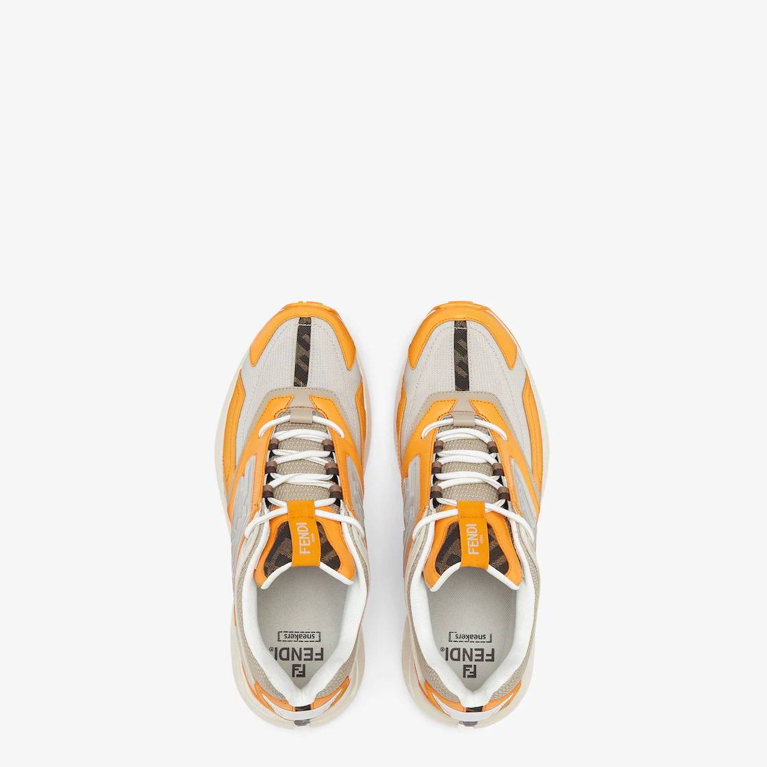 Giày Fendi Faster Trainers 'Orange' 7E1555AKX6F1JJ0 - Ảnh 4