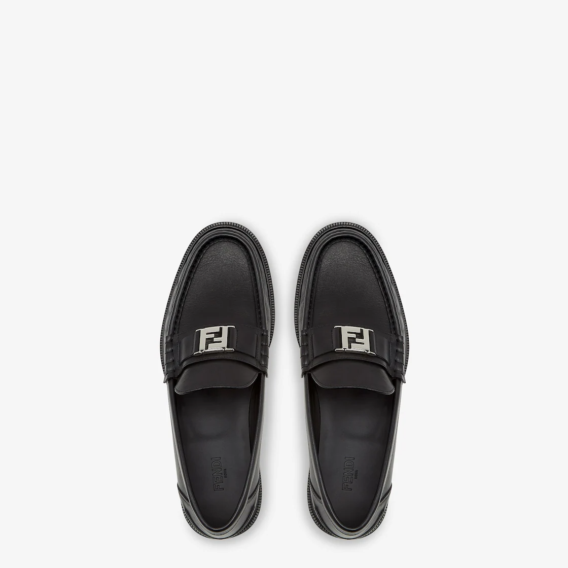 Giày Fendi FF Squared Loafers 'Black' 7D1601NA7F0QA1 - Ảnh 4