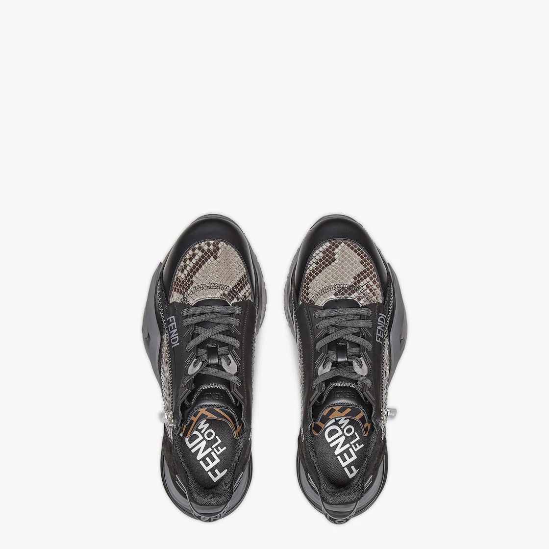 Giày Fendi Flow 'Grey Elephe' 7E1453AM5FF1JHZ - Ảnh 3