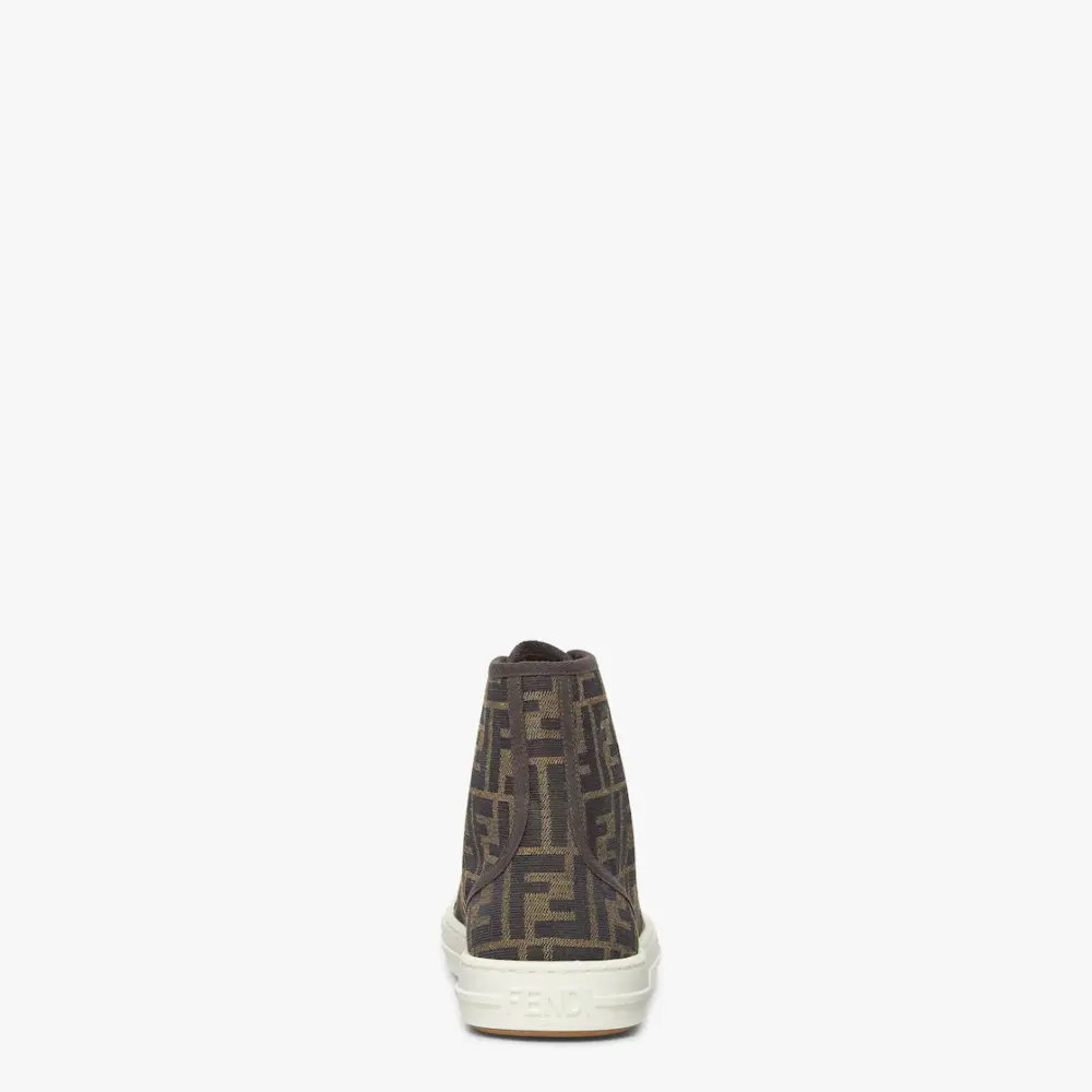 Giày Fendi High-Top Domino 'Brown' 7E1570AJXZF0R7V - Ảnh 3