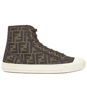 Giày Fendi High-Top Domino 'Brown' 7E1570AJXZF0R7V