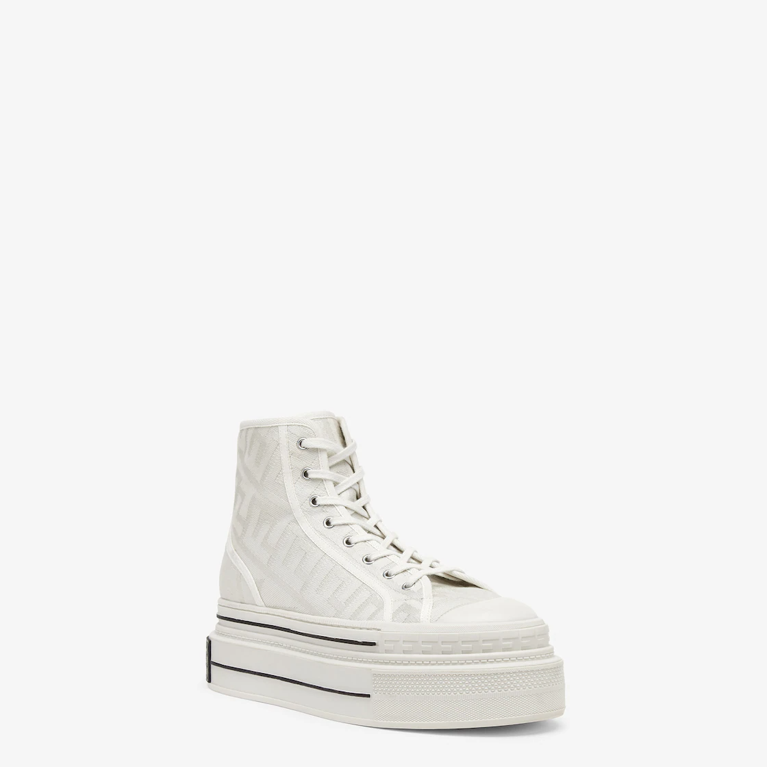Giày Fendi High-Top Domino By Marc Jacob 'White' 7E1598AMFMF1KM6 - Ảnh 3