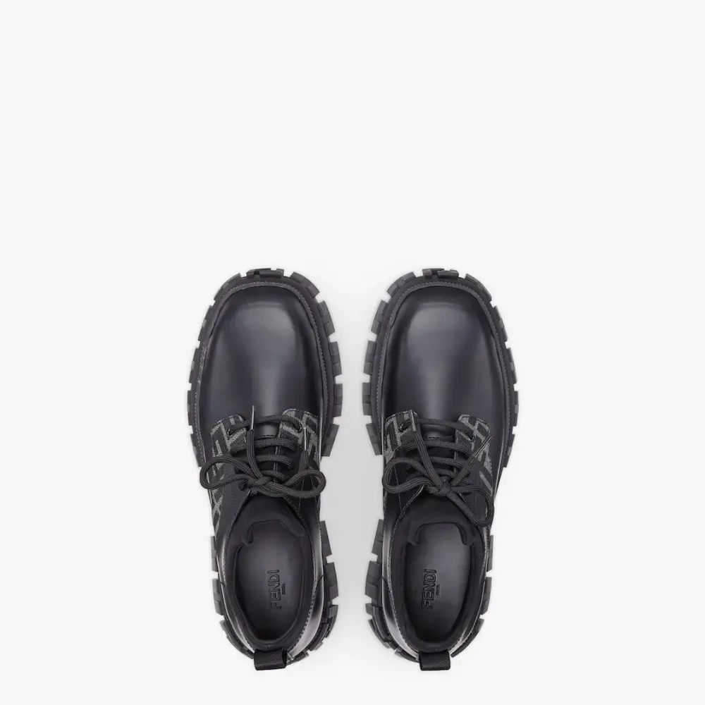 Giày Fendi Lace-Ups Boots 'Black' 7L1459ADMKF1DV5 - Ảnh 3