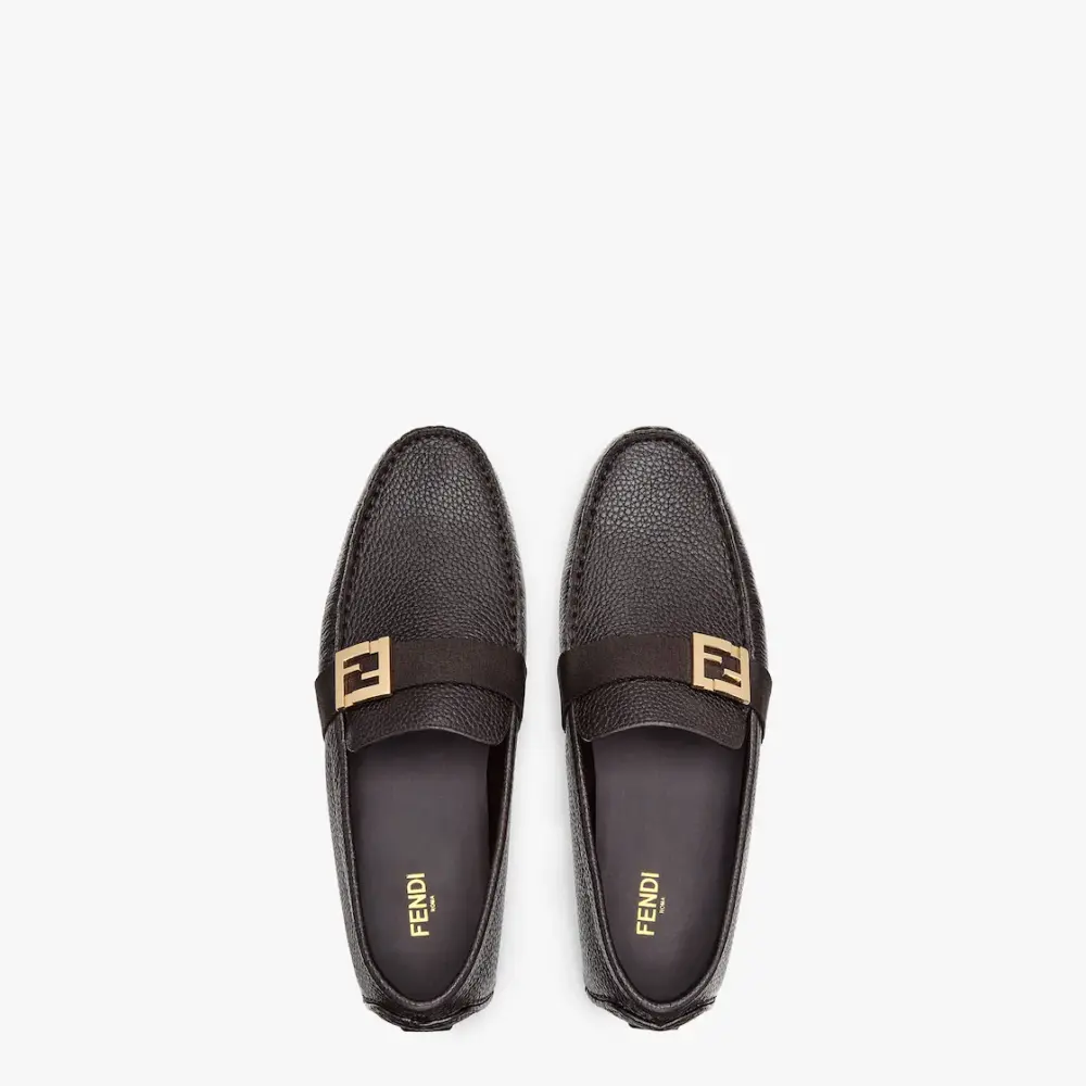 Giày Fendi Leather Driver 'Brown' 7D1295A9S8F1IC0 - Ảnh 4