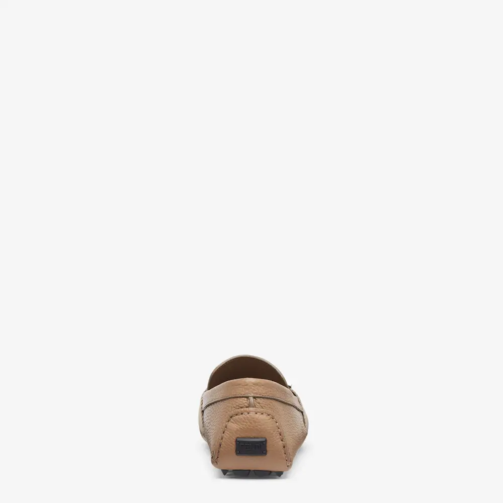 Giày Fendi Leather Driver 'Beige' 7D1295A9S8F0H0L - Ảnh 4