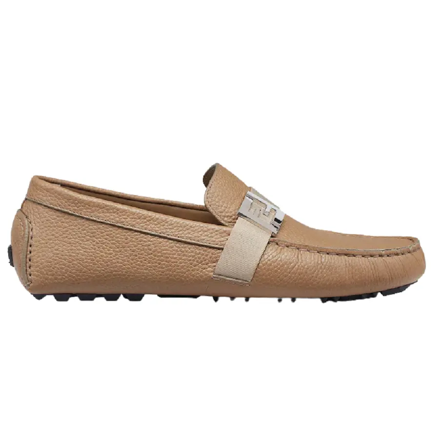 Giày Fendi Leather Driver 'Beige' 7D1295A9S8F0H0L