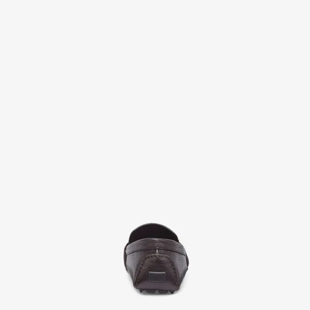 Giày Fendi Leather Driver 'Brown' 7D1295A9S8F1IC0 - Ảnh 5