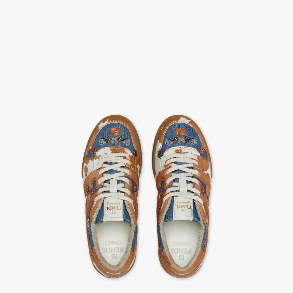 Giày Fendi Match 'Blue Denim' 7E1495AM5IF1JIK - Ảnh 3