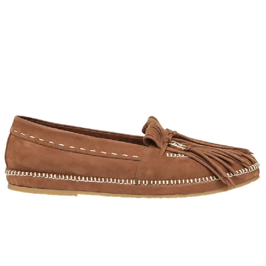 Giày Fendi Nubuck O’Lock Loafers 'Brown' 7P1589AMF2F1JIF