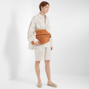 Alternative view of Giày Fendi Nubuck O’Lock Loafers 'Beige' 7P1589AMF2F0EJB