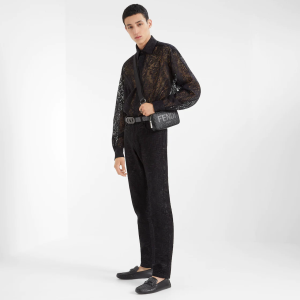 Alternative view of Giày Fendi O’Lock Driving Loafers 'Black' 7D1561AJZFF0TUY