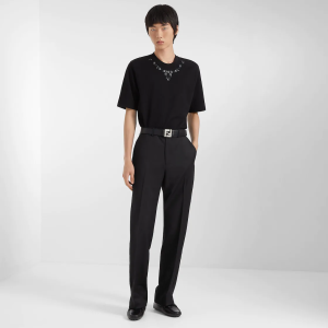 Alternative view of Giày Fendi O’Lock Leather Loafers 'Black' 7D1547AK1UF0ABB