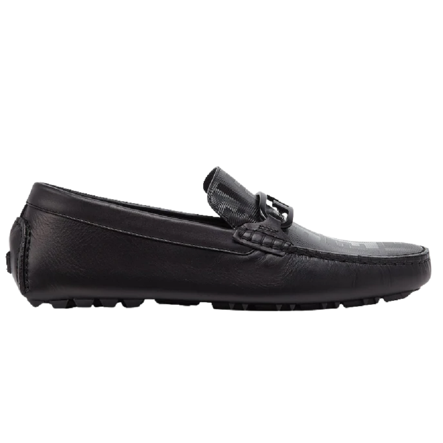 Giày Fendi O’Lock Leather Loafers 'Black' 7D1547AK1UF0ABB