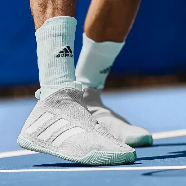 Alternative view of Giày Adidas Stycon Laceless 'Grey Green' EG2211