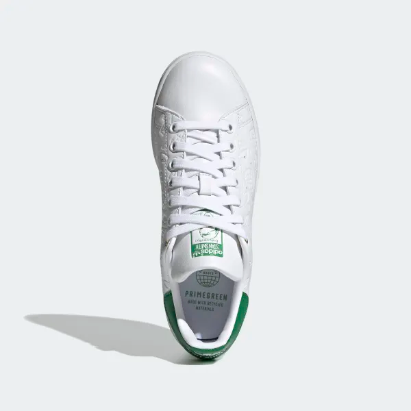 Giày Adidas Stan Smith 'Embossed Graphics White Green' FX5674 - Ảnh 3