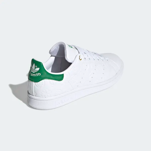 Giày Adidas Stan Smith 'Embossed Graphics White Green' FX5674 - Ảnh 4