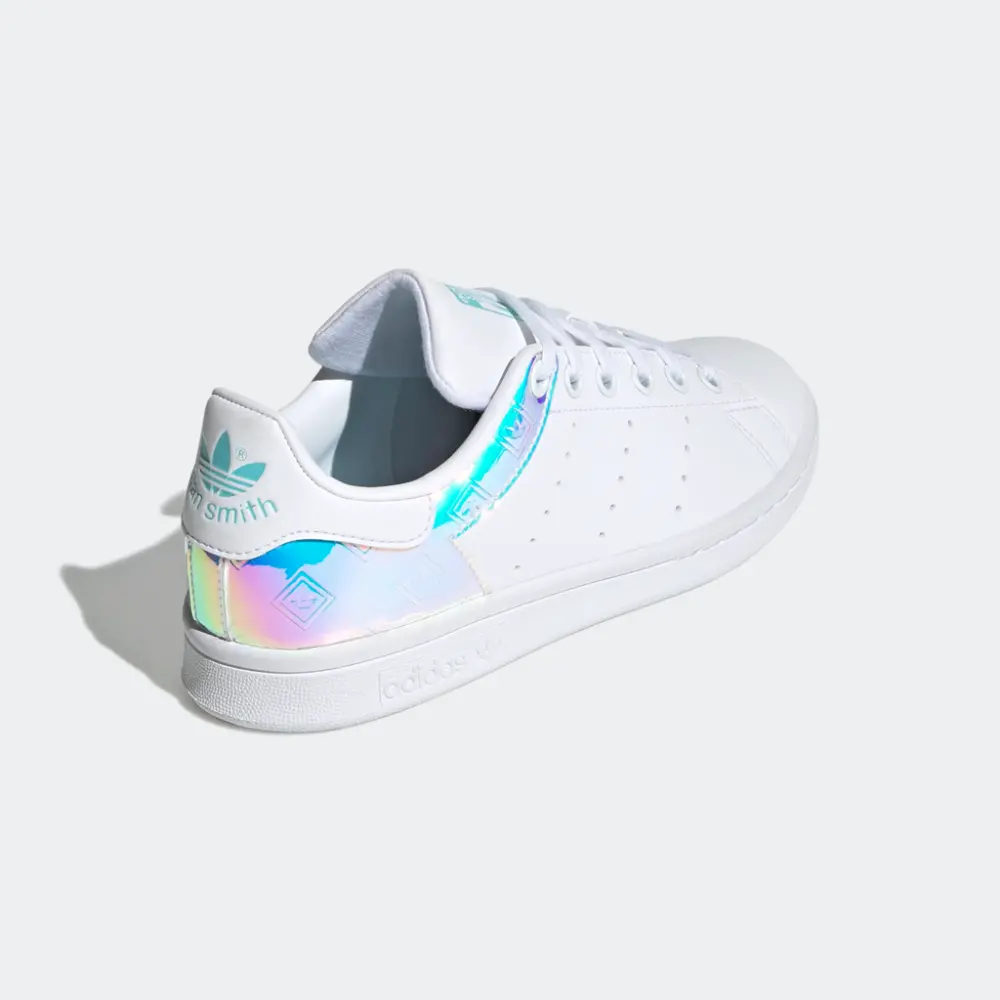 Giày Adidas Stan Smith J 'White Iridescent' H05849 - Ảnh 5