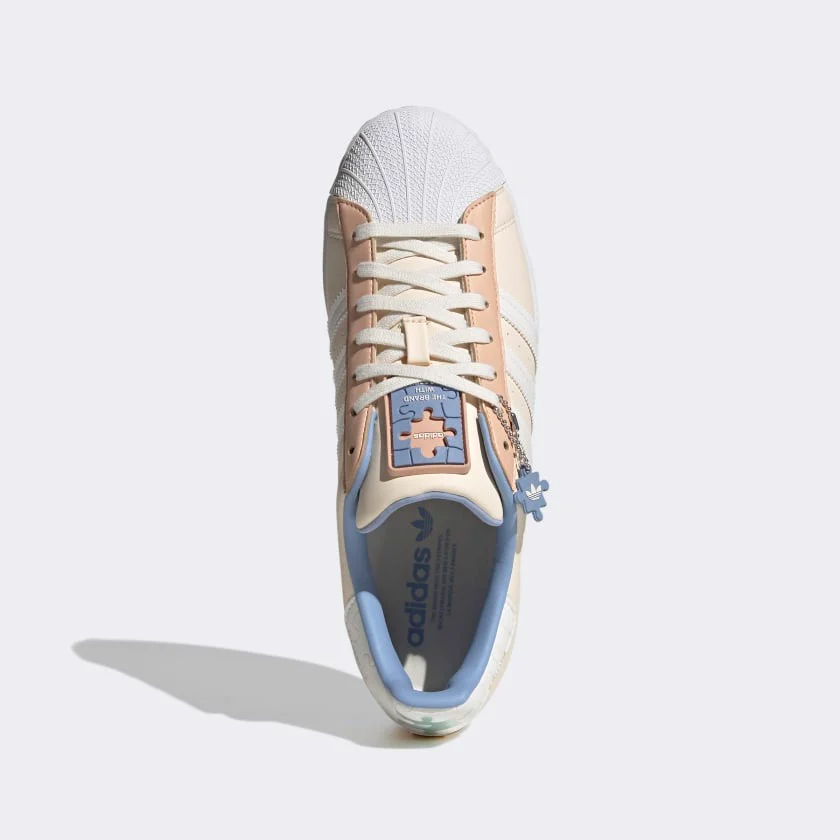 Giày Adidas Superstar 'Ecru Tint Ambient Sky' GZ3414 - Ảnh 6