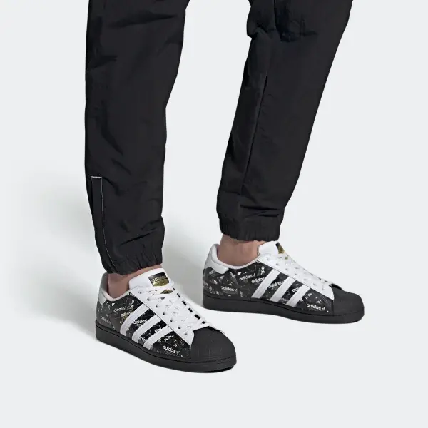 Giày Adidas Superstar 'All Over Print - Black' FV2820 - Ảnh 5