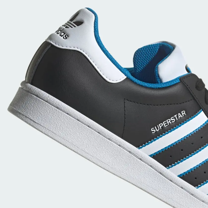 Giày Adidas Superstar 'Black Bright Blue' ID4672 - Ảnh 7