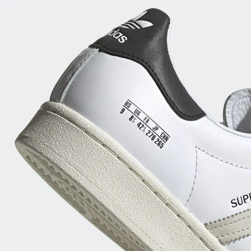Giày Adidas Superstar 'Size Tag Cloud White' FV2808 - Ảnh 7