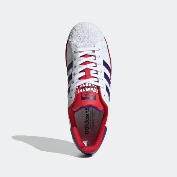 Giày Adidas Superstar J 'White Collegiate Purple Scarlet' FV3666 - Ảnh 4