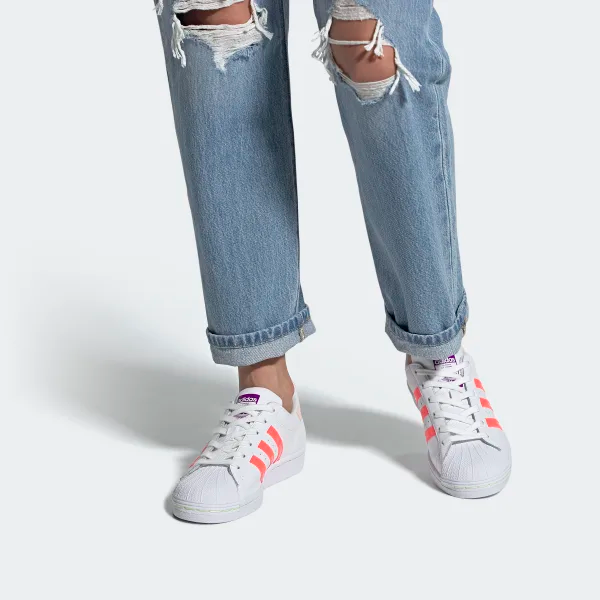 Giày Adidas Wmns Superstar 'Signal Pink' FW2502 - Ảnh 6