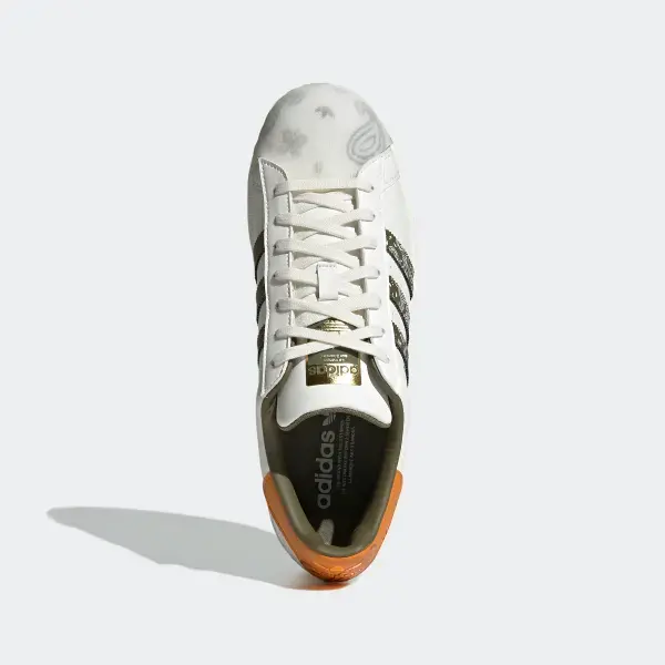 Giày Adidas Superstar 'Green Orange' GX3656 - Ảnh 5