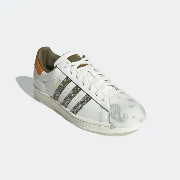Giày Adidas Superstar 'Green Orange' GX3656 - Ảnh 4