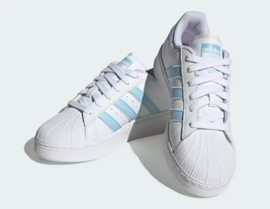 Giày Adidas Superstar XLG ‘White Light Blue’ IF3003 - Ảnh 3