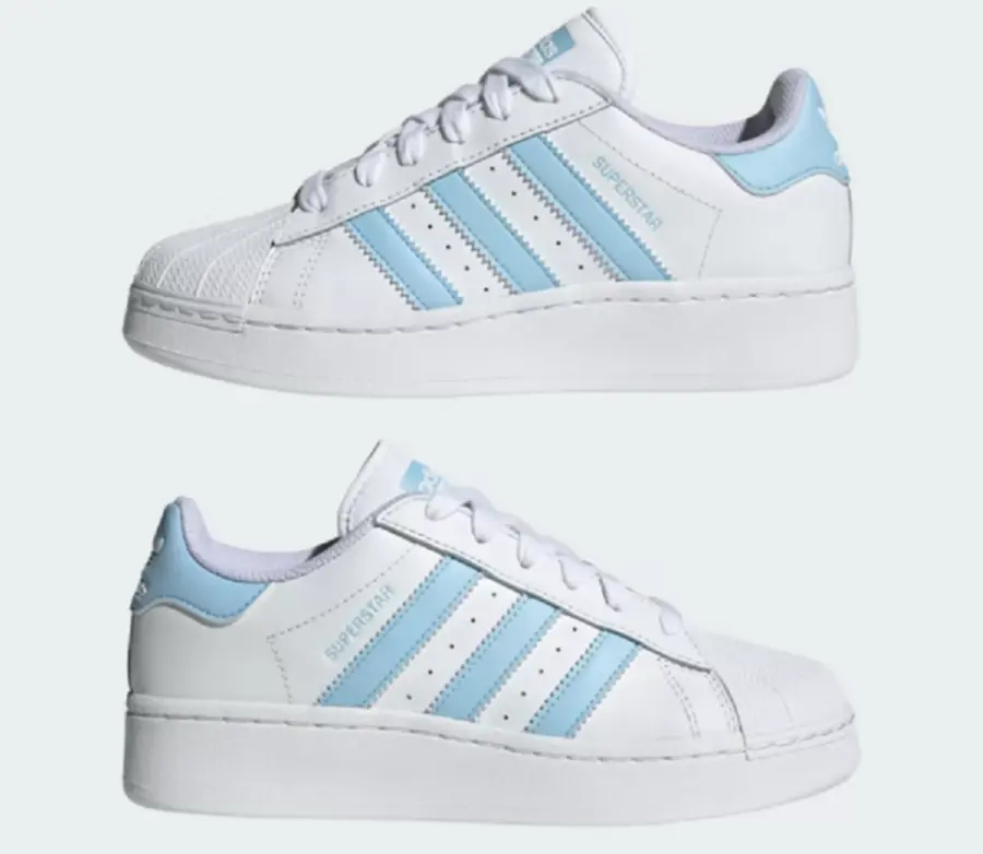 Giày Adidas Superstar XLG ‘White Light Blue’ IF3003 - Ảnh 4