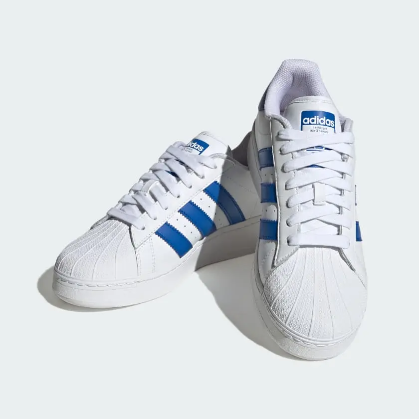 Alternative view of Giày Adidas Superstar XLG ‘White Blue’ IF8068