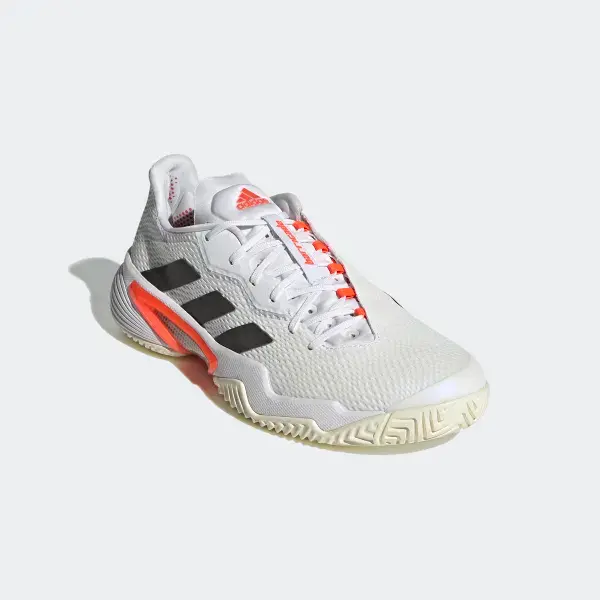 Giày Adidas Barricade Tokyo 'White Solar Red' FZ3935 - Ảnh 3