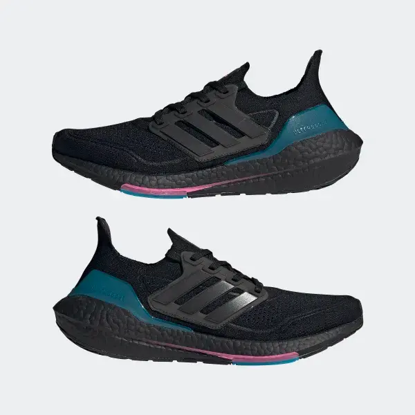 Giày Adidas UltraBoost 21 'Black Active Teal' FZ1921 - Ảnh 8
