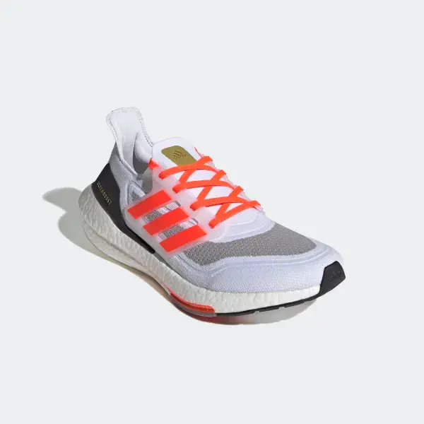 Giày Adidas UltraBoost 21 'White Solar Red' FZ1925 - Ảnh 3