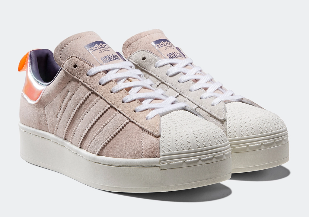 Giày Adidas Girls Are Awesome x Wmns Superstar Bold 'Icey Pink' FW8084 - Ảnh 4
