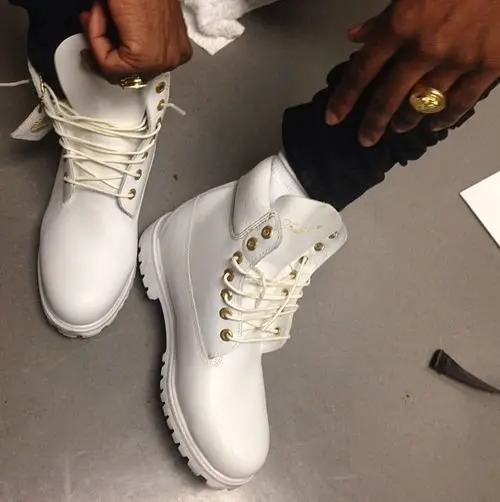 Alternative view of Giày Timberland 6 Inch Premium Boot 'Ghost White' TB0A1M6Q