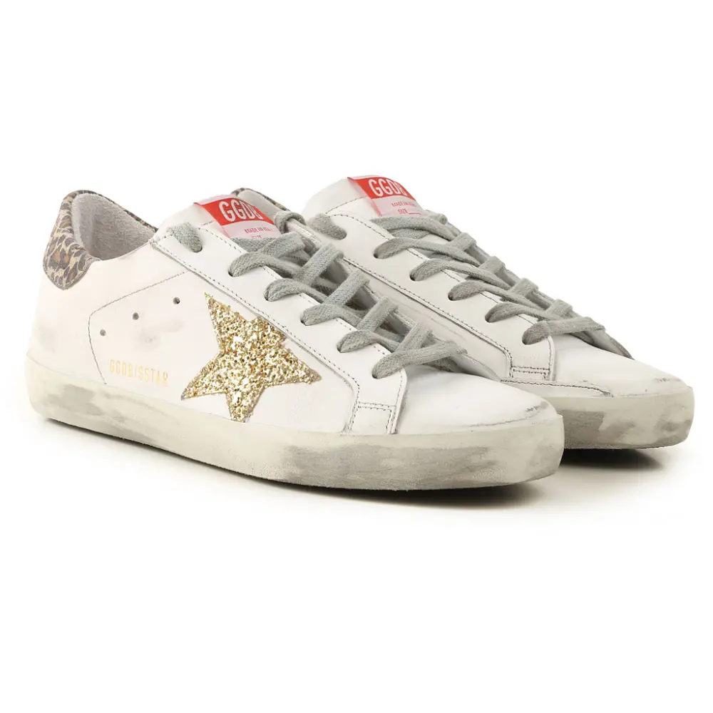 Giày Golden Goose Superstar White Leopard GWF00101-F000166-80212 - Ảnh 3