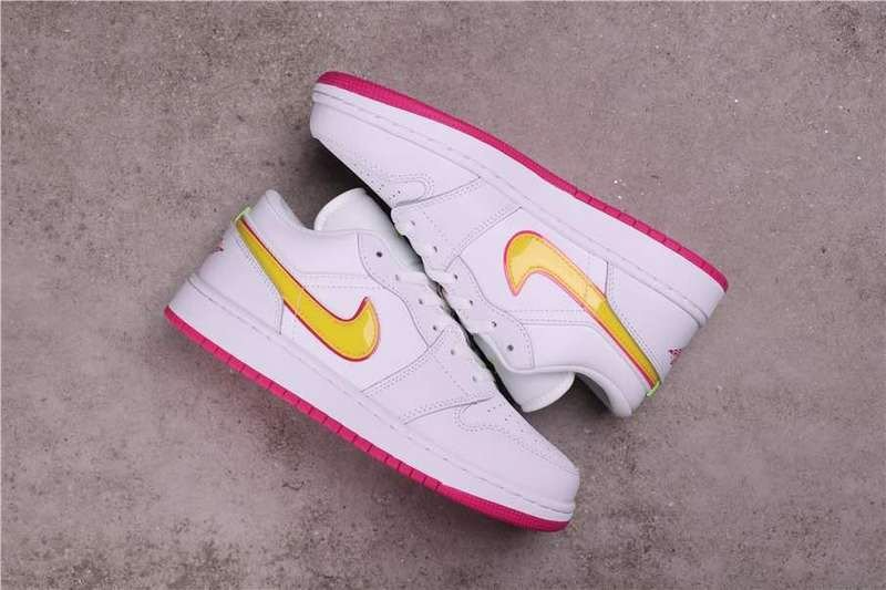 Giày Nike Air Jordan 1 Low GS 'Edge Glow' CV4610-100 - Ảnh 6