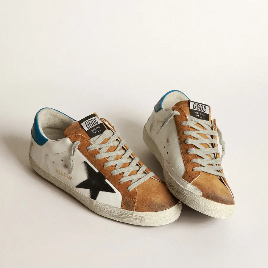 Alternative view of Giày Golden Goose Two-tone Superstar Copper Suede 8050235379916