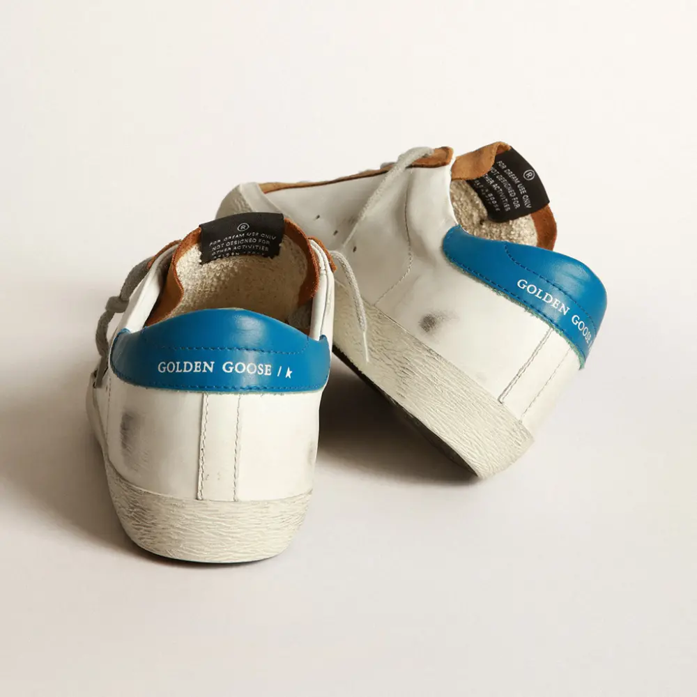 Giày Golden Goose Two-tone Superstar Copper Suede 8050235379916 - Ảnh 4