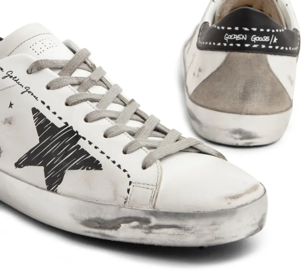 Giày Golden Goose Superstar 'White Black' GMF00102-F002090-10432 - Ảnh 4