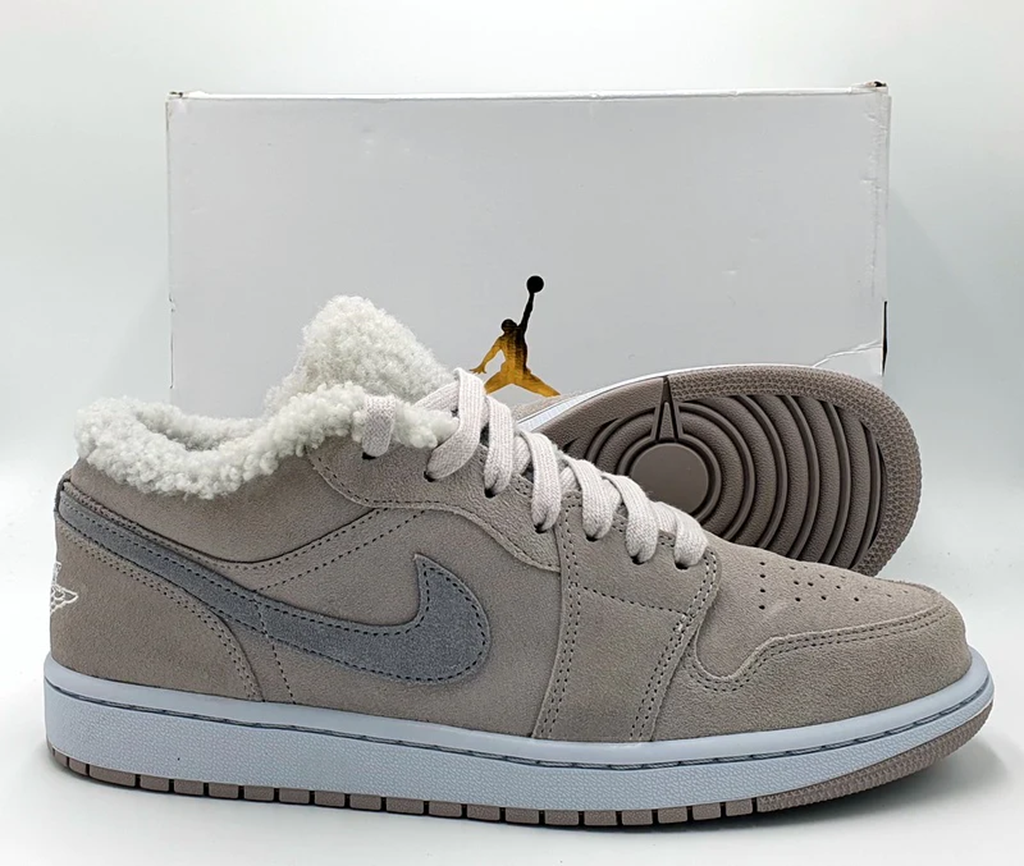 Giày Nike Wmns Air Jordan 1 Low 'Sherpa Fleece' DO0750-002 - Ảnh 5