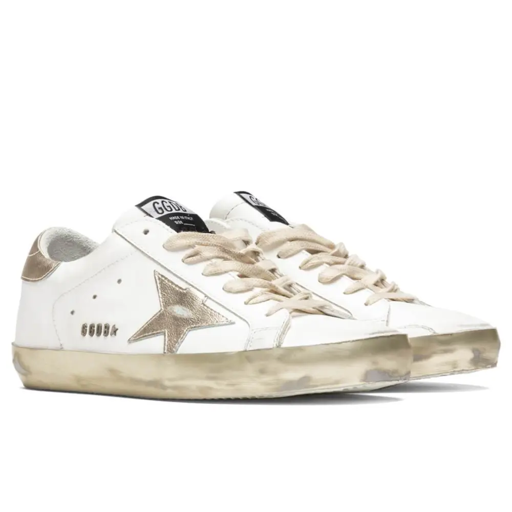 Giày Golden Goose Sneakers Superstar White Gold GMF00101-F000316-10272 - Ảnh 4