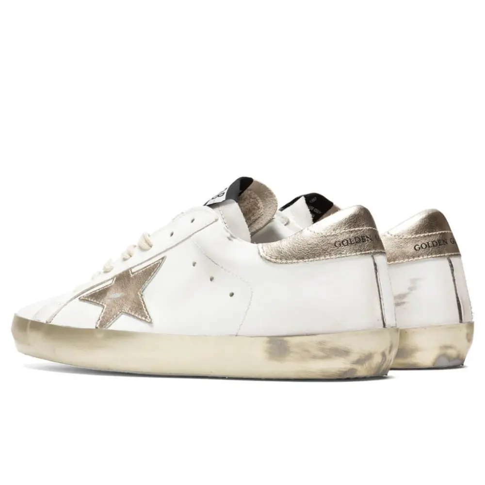 Alternative view of Giày Golden Goose Sneakers Superstar White Gold GMF00101-F000316-10272