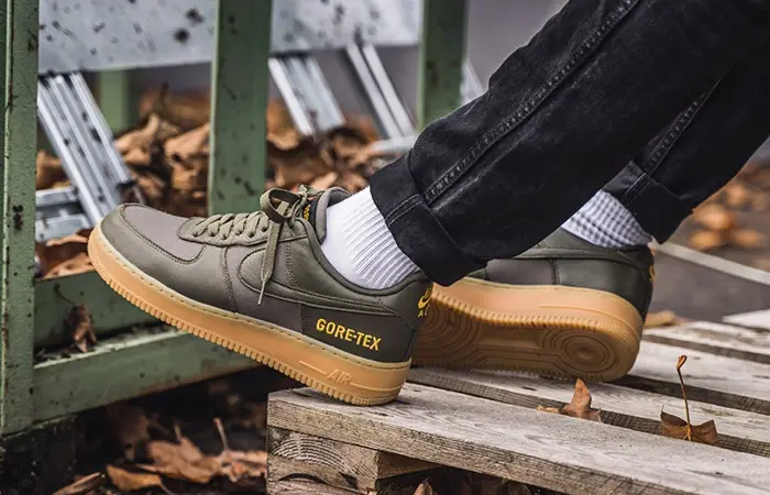 Giày Nike Gore-Tex x Air Force 1 Low 'Medium Olive' CK2630-200 - Ảnh 4