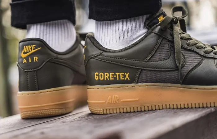 Giày Nike Gore-Tex x Air Force 1 Low 'Medium Olive' CK2630-200 - Ảnh 3