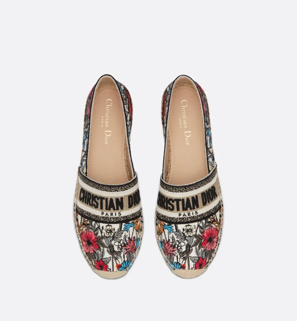Giày Dior Espadrille 'Multicolor Mille Fleurs' KCB585MLE_S89Z - Ảnh 7